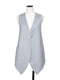 silk wool easy vest
