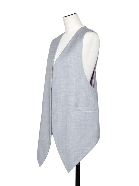 silk wool easy vest(予約商品)
