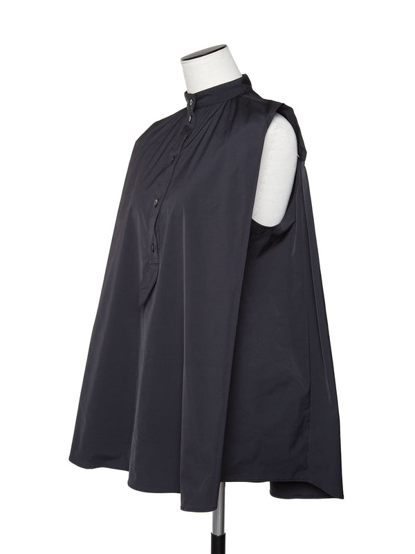 silk taffeta sleeveless blouse