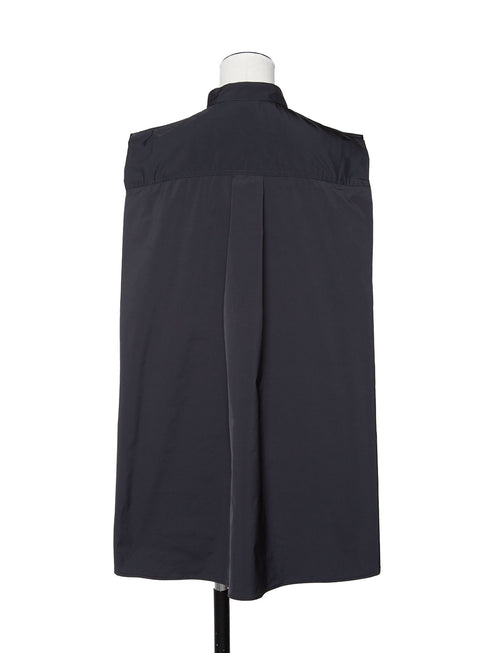 silk taffeta sleeveless blouse