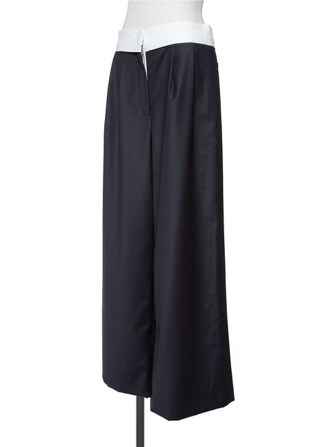 silk wool marvelt pants(予約商品)