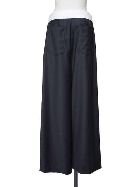 silk wool marvelt pants(予約商品)