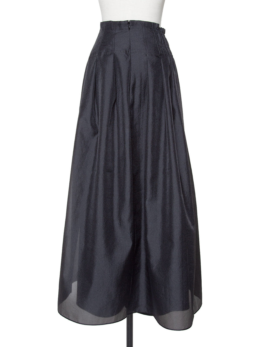 CHIEKO+ organdy maxi skirt beige 38 brand new Maxi