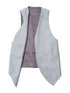 silk wool easy vest