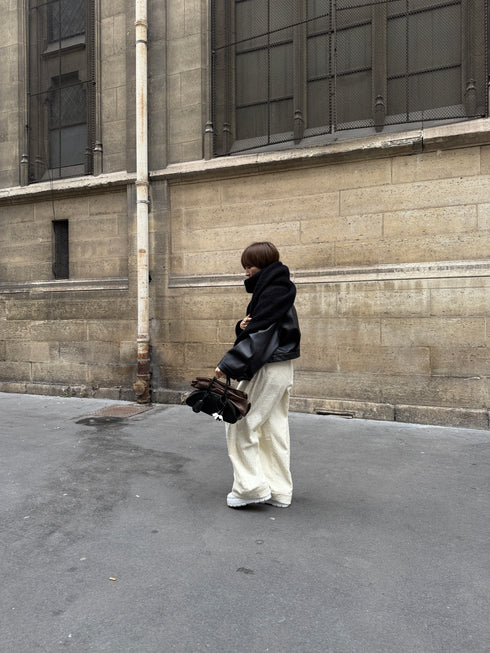 Entrefino lamb leather jacket