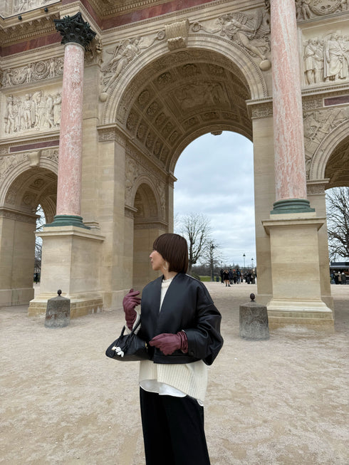 Entrefino lamb leather jacket