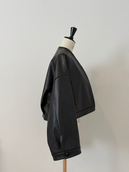 Entrefino lamb leather jacket