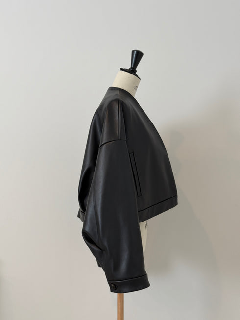 Entrefino lamb leather jacket