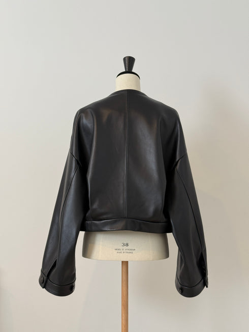 Entrefino lamb leather jacket