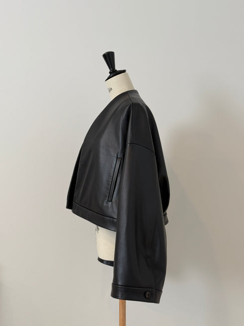 Entrefino lamb leather jacket