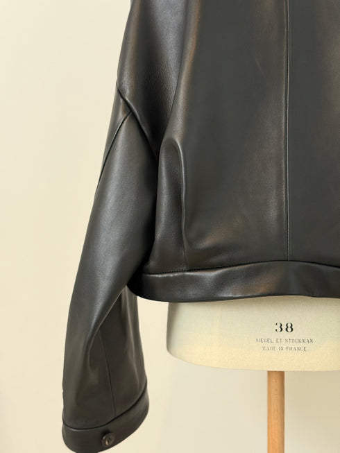 Entrefino lamb leather jacket