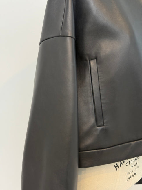 Entrefino lamb leather jacket