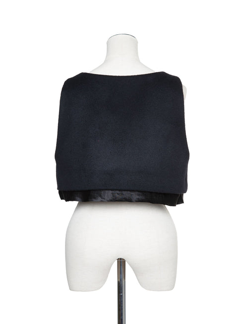 lamb wool bustier