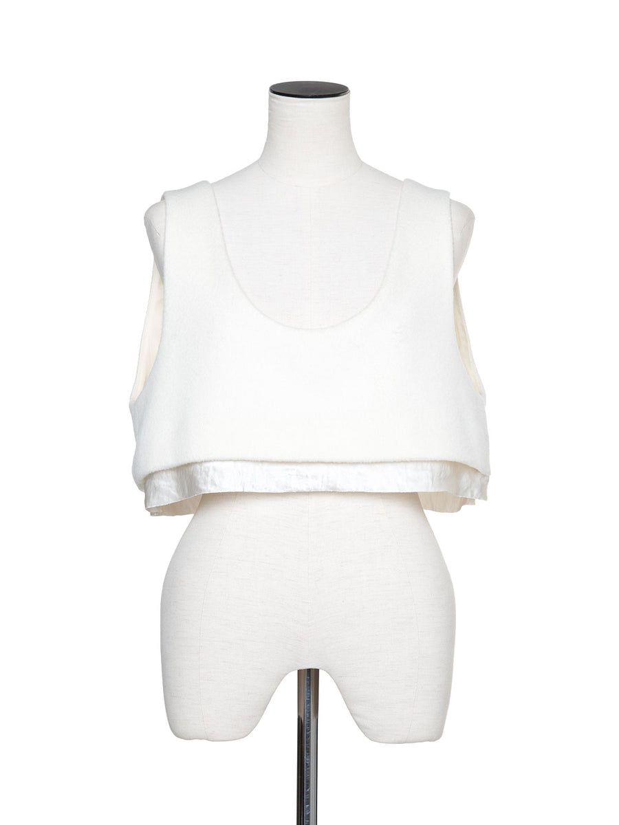 lamb wool bustier｜CHIEKO+(チエコプラス)公式通販