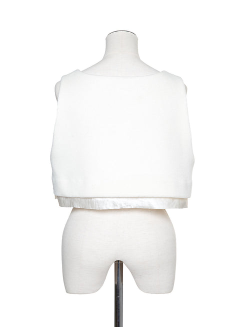 lamb wool bustier
