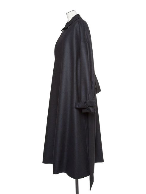 3piece - flannel wrap coat