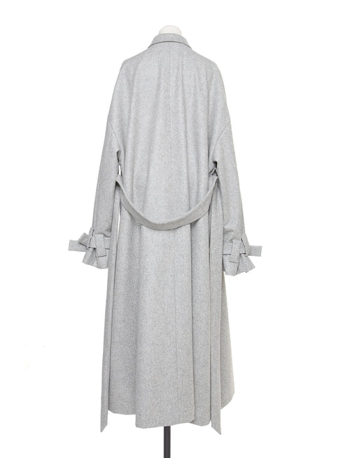 3piece - flannel wrap coat