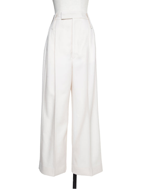 center press wide pants - virgin wool