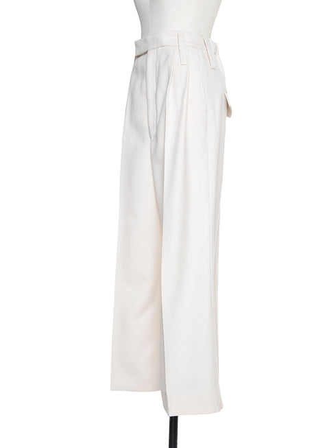 center press wide pants - virgin wool