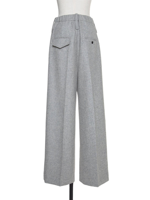 3piece - flannel wide slacks