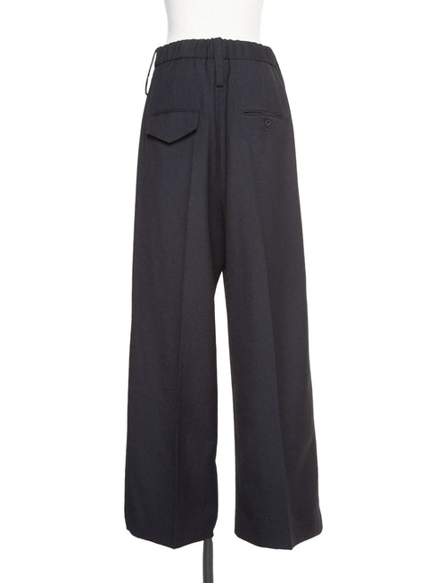 center press wide pants - virgin wool