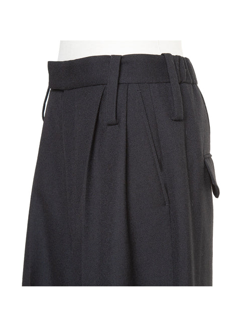 center press wide pants - virgin wool