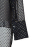 sheer dot dress shirt