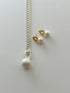 413. caviar pearl pierce/earring