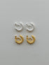 402. tweed pierce/earring