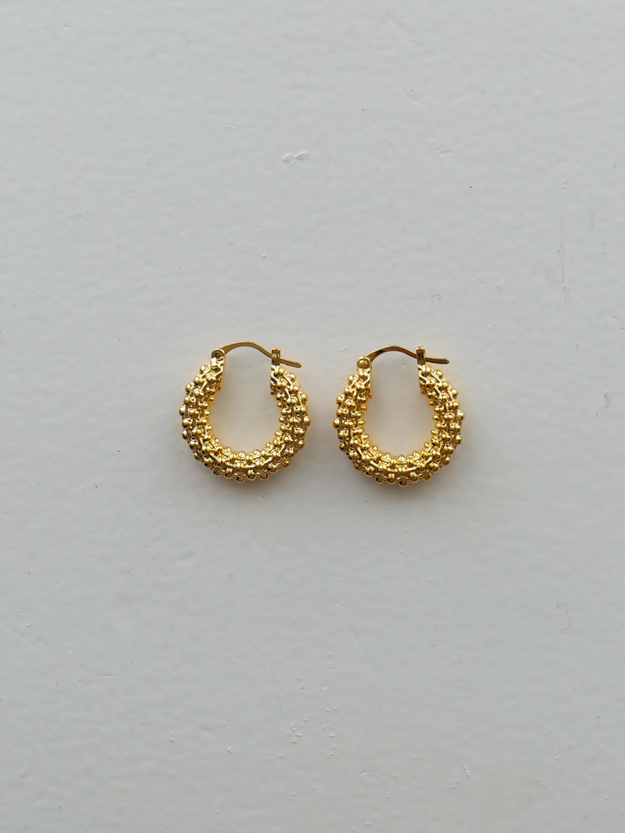 tweed pierce/earring｜CHIEKO+(チエコプラス)公式通販
