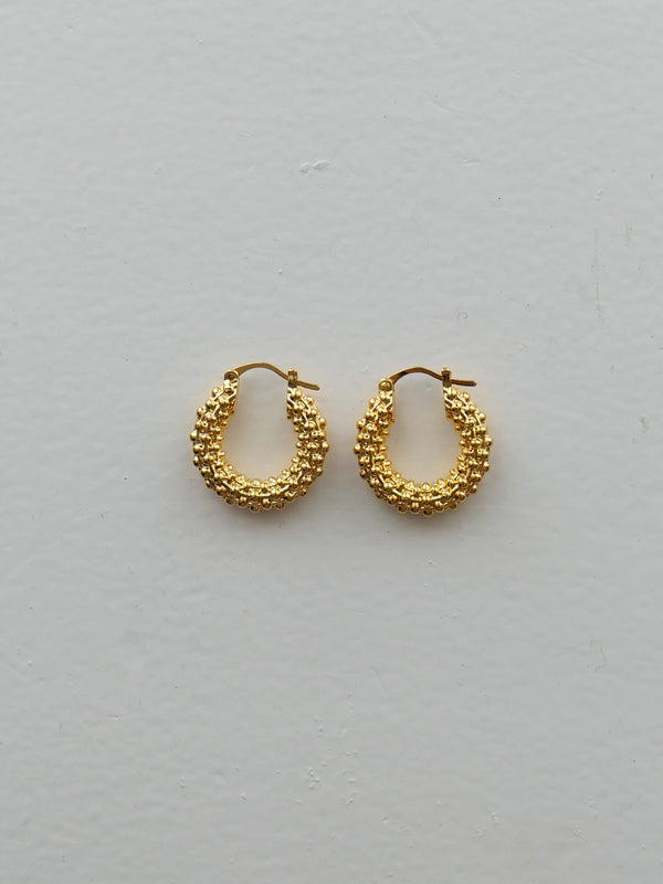 402. tweed pierce/earring