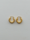 402. tweed pierce/earring