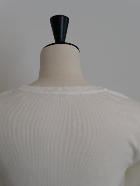 "NEW" lace trim tee(予約商品)