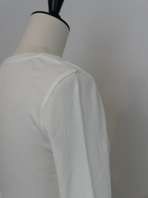 "NEW" lace trim tee(予約商品)