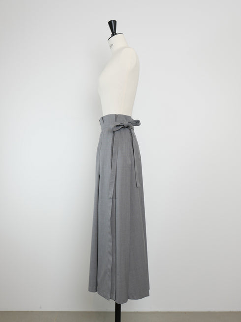 wrap pleats skirt(予約商品)