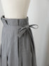 wrap pleats skirt(予約商品)