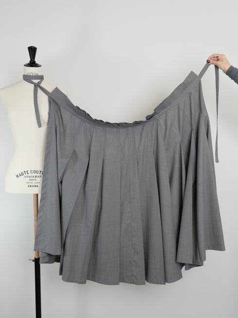 wrap pleats skirt(予約商品)