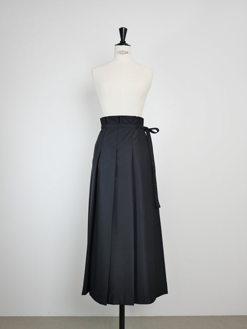 wrap pleats skirt(予約商品)