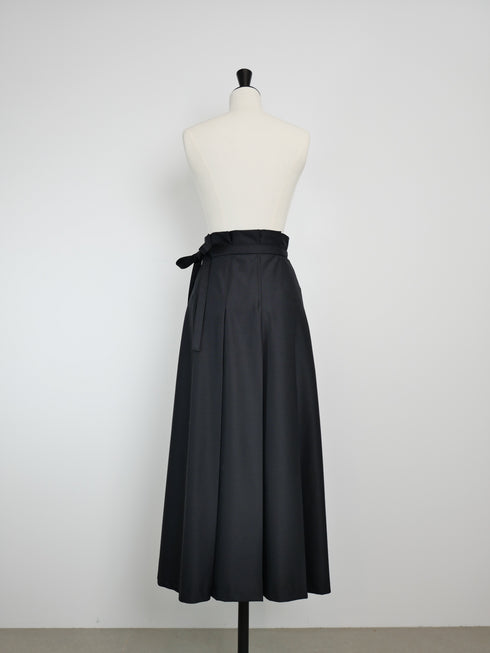 wrap pleats skirt(予約商品)