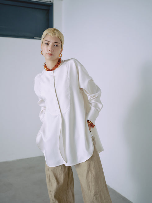 1207. silky flow shirt(予約商品)