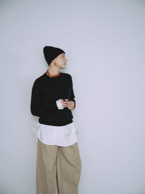 1213. luxe knit 08 cashmere essential(予約商品)