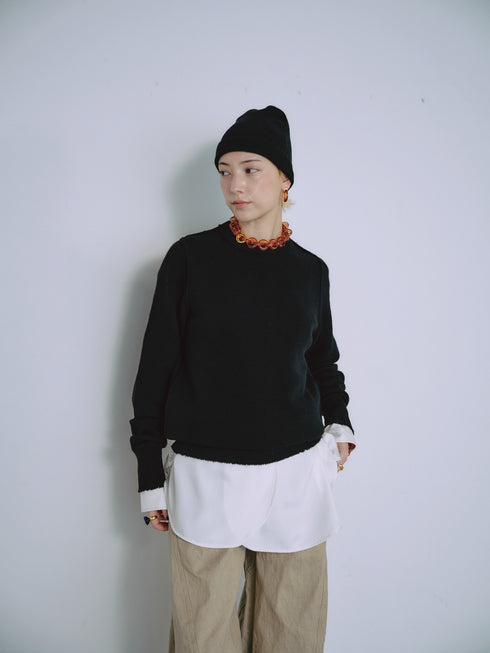 1213. luxe knit 08 cashmere essential(予約商品)