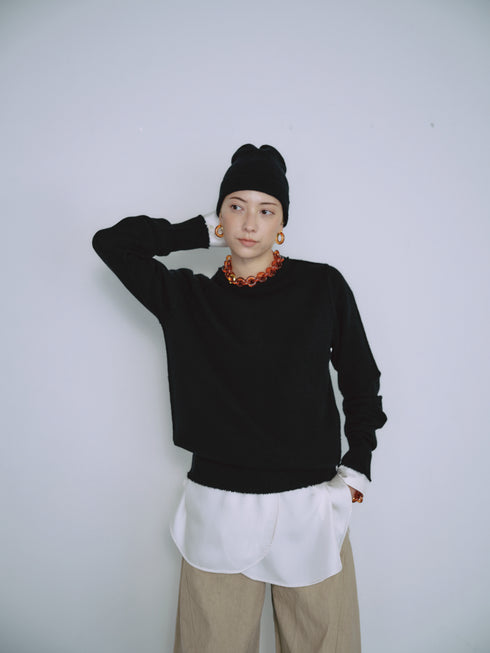 1213. luxe knit 08 cashmere essential(予約商品)