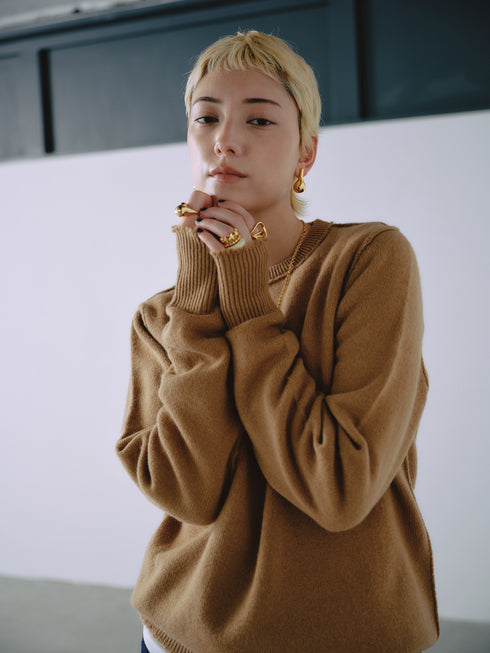 1213. luxe knit 08 cashmere essential(予約商品)