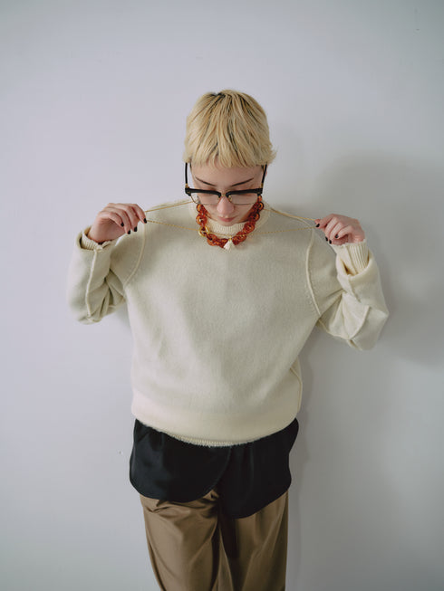 1213. luxe knit 08 cashmere essential(予約商品)