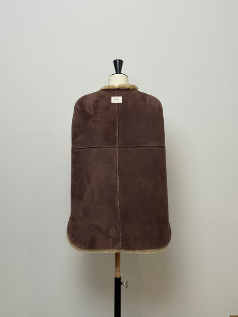 1201. Elise shearling cape jacket(予約商品)※ギフトあり