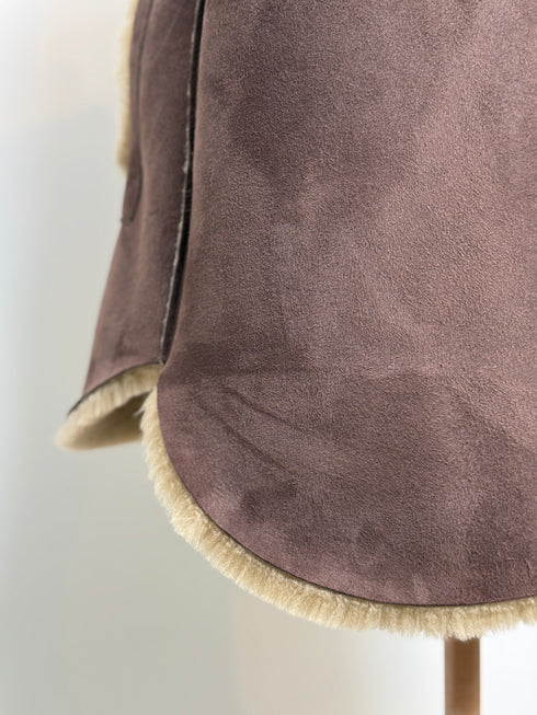 1201. Elise shearling cape jacket(予約商品)※ギフトあり