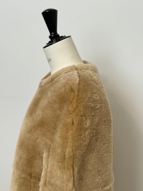 1201. Elise shearling cape jacket(予約商品)※ギフトあり