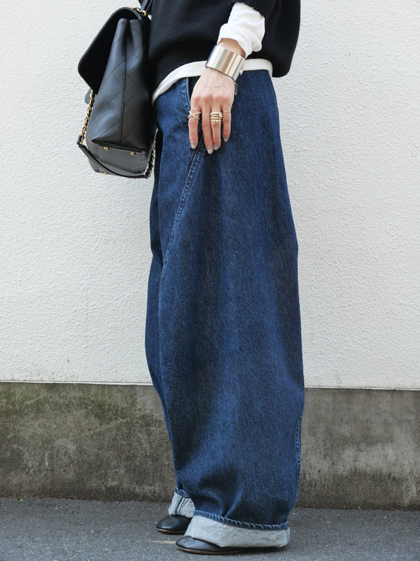 1221. cocoon denim-indigo noir(予約商品)
