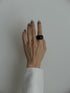 19. macaron † black